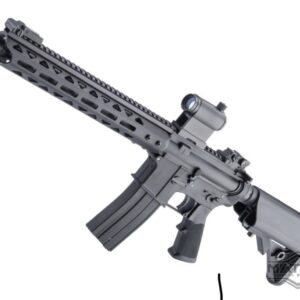 Rifle de airsoft Matrix M4 GBB AR-15 con retroceso de gas y sistema WA reforzado (Modelo: Slant Cut M-LOK 13")