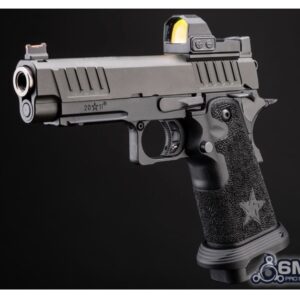 Pistola de airsoft 6mmProShop Staccato P 2011 Gas Blowback T8 con licencia (Modelo: Green Gas / Solo pistola)
