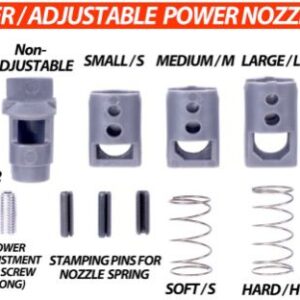Npas Juego de válvulas de potencia ajustables CYMA x SP System CGS para rifles de gas blowback Tokyo Marui MWS