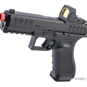 Pistola de airsoft adaptativa KWA ATP-GT   retroceso a gas (Color: Negro)