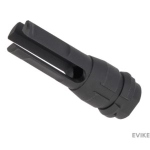 Bocacha apagallamas metálica APS de 3 puntas para cañones exteriores roscados negativos de 14 mm