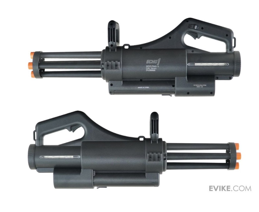 Minigun WellPro Polymer PMG-5 Airsoft AEG