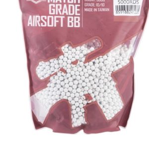 Bbs de airsoft Matrix Match Grade de 6 mm (Color: 0,25 g / 5000 unidades / Blanco